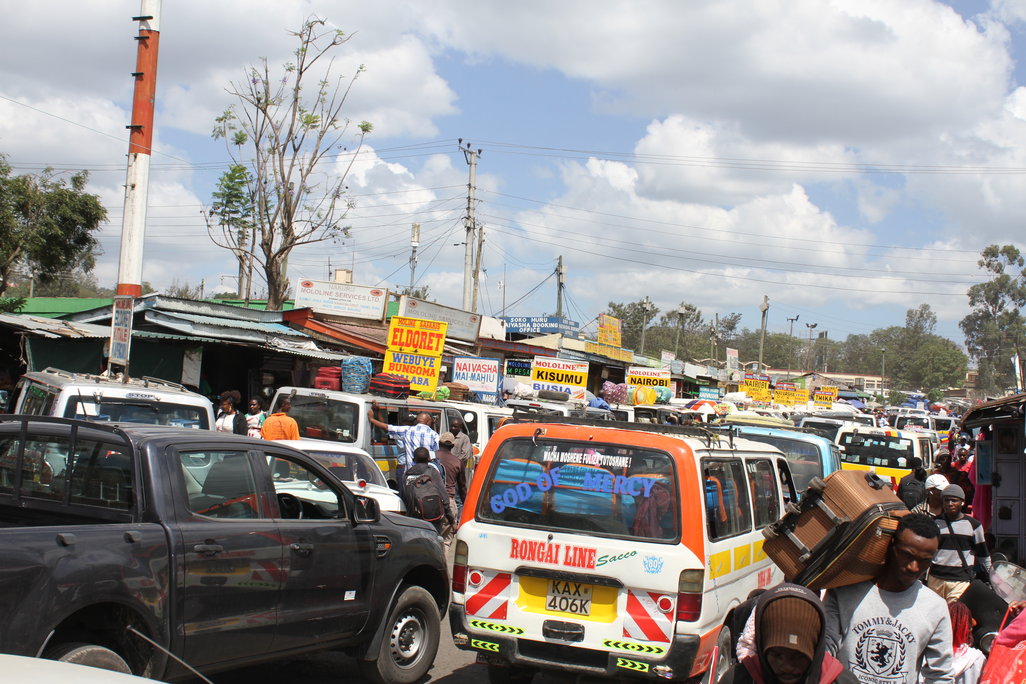 Crowded shops, matatu shortage, mark Christmas holiday in Nakuru city