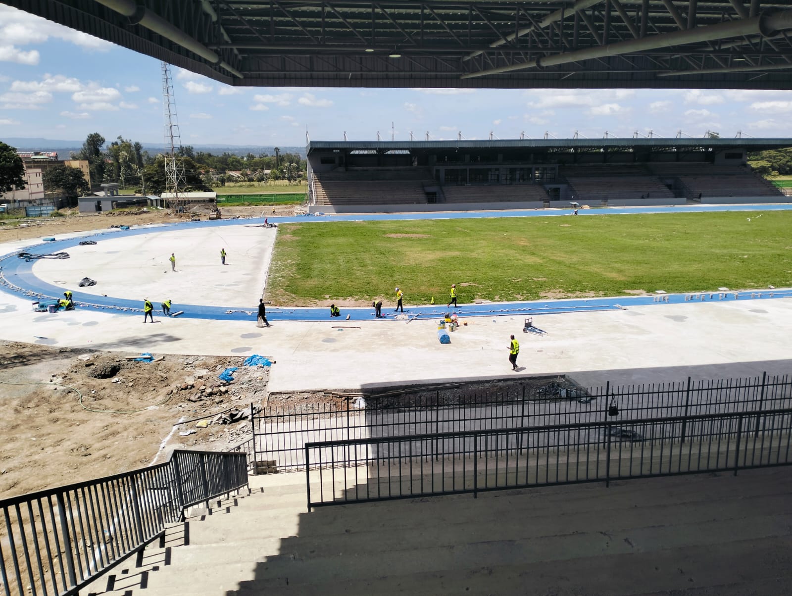 In Pictures The progress of Afraha Stadium