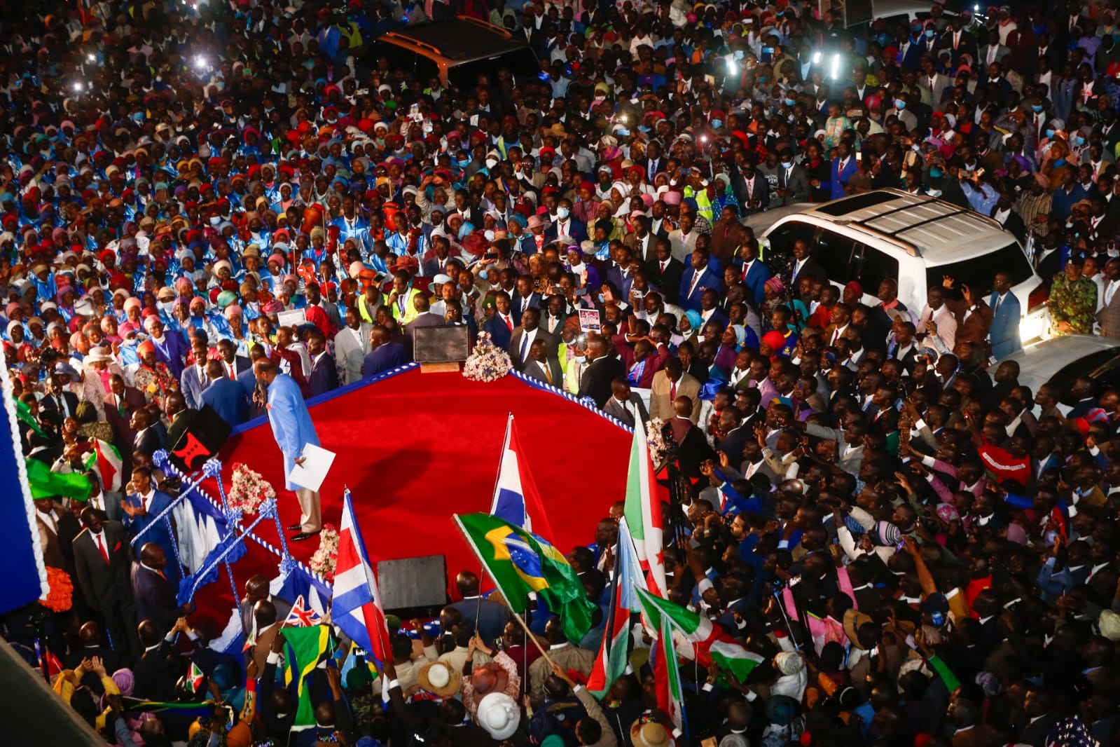 Business comes to a standstill as Prophet Owuor makes grand entrance in ...